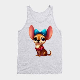 Cheerful Chihuahua Tank Top